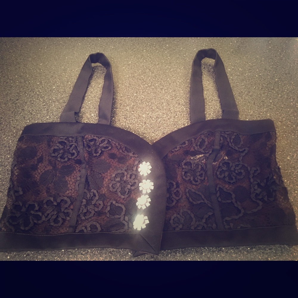 Yves Saint Laurent Rive Gauche Vintage Bustier